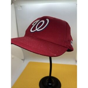 Washington Nationals Team MLB Baseball OC Sports OSFM Red‎ Strap Back Hat Cap